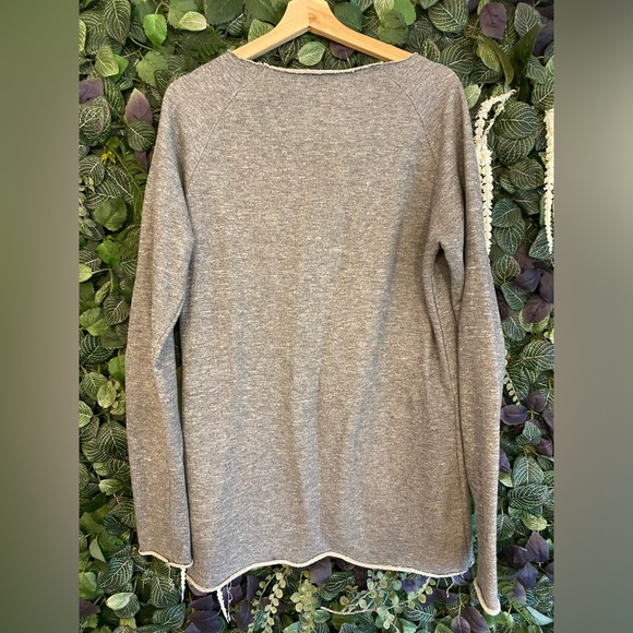 Live Fast Die Young frayed sweater - Picture 2 of 3